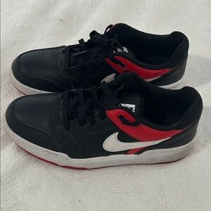 Nike Black and Red Athletic Shoes